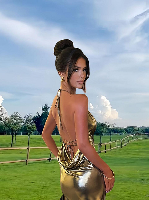 Жіноча блискуче плаття золотиста M Київ - фото 3