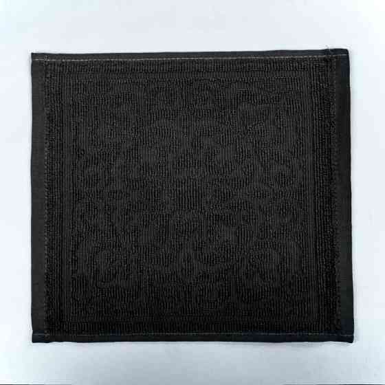 Кухонная жаккардовая салфетка GM Textile 25х25см 380 г/м2 (Серый) Сумы