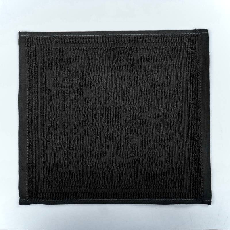 Кухонна жакардова серветка GM Textile 25х25см 380 г/м2 (Сірий) Суми - фото 4