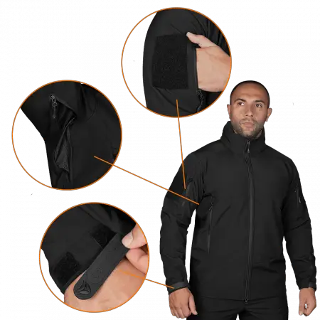 Куртка мужская теплая Phantom System (Черный) 2XL Киев