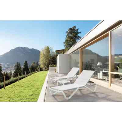 Стол садовый PAPATYA к шезлонгу Wave антрацитовый (4344) Винница