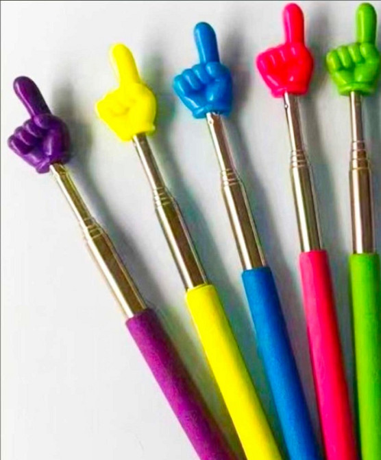 Телескопическая указка Палец 21–69 см складная указка для учителей, тренеров и игр с детьми Одесса - изображение 5