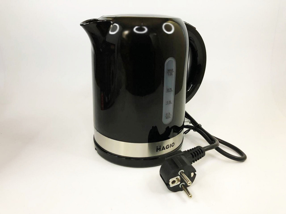 Тихий побутовий чайник Magio MG-111 1 л 1360 Вт, Бездротовий електричний чайник, Гарний електрочайник MJ-27 Івано-Франківськ - фото 2