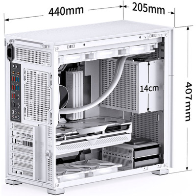 Корпус JONSBO D41 STD White Вінниця - фото 7