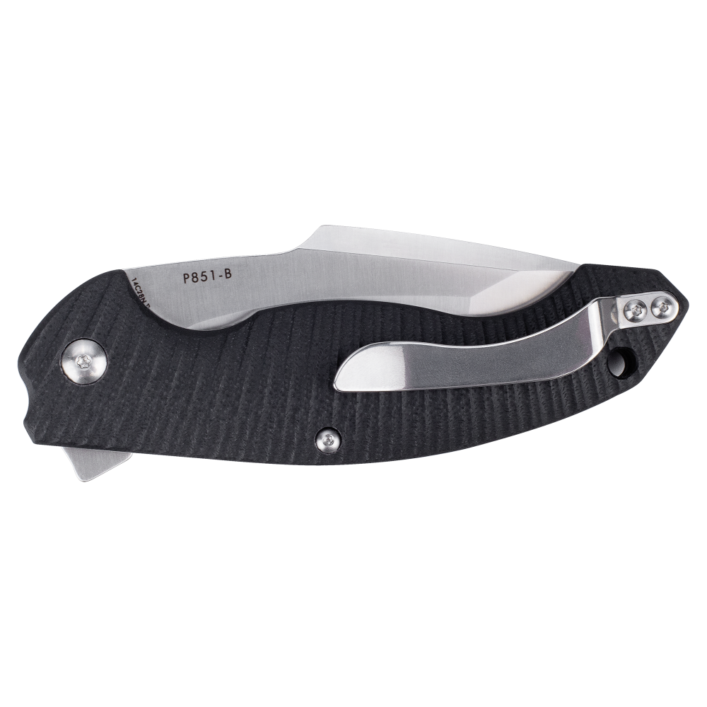 Ніж складаний туристичний Ruike P851-B, (8.9 см) 14C28N / G10 чорний Київ - фото 2