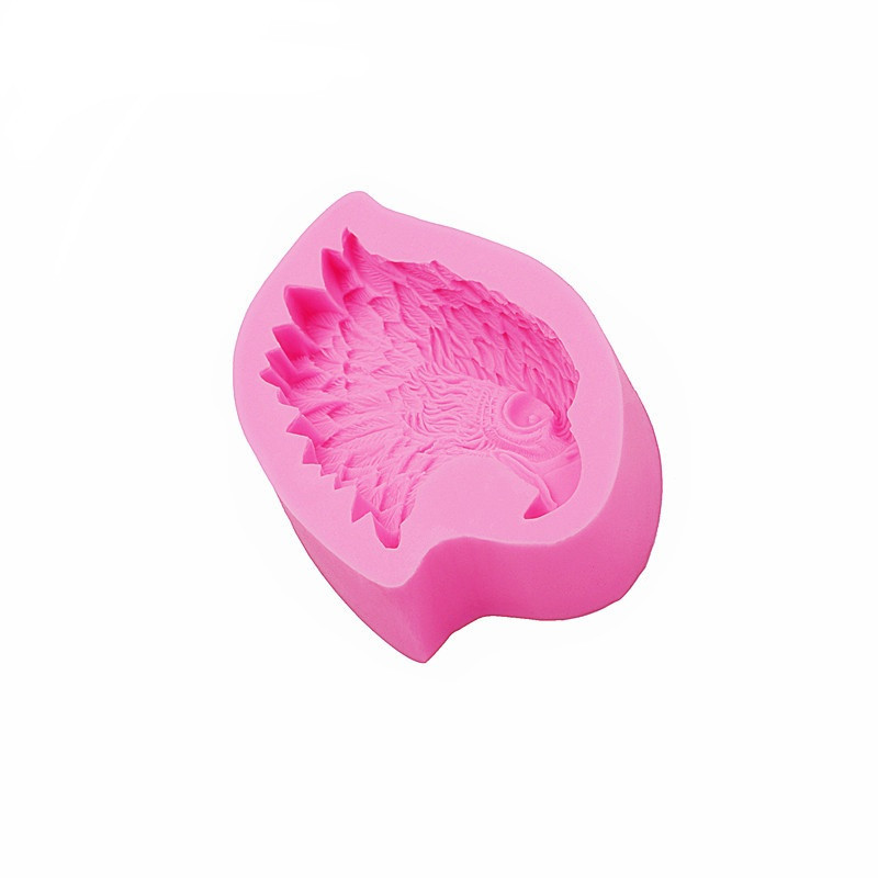 Молд силіконовий Орел 48 на 69 мм рожевий Київ - фото 4