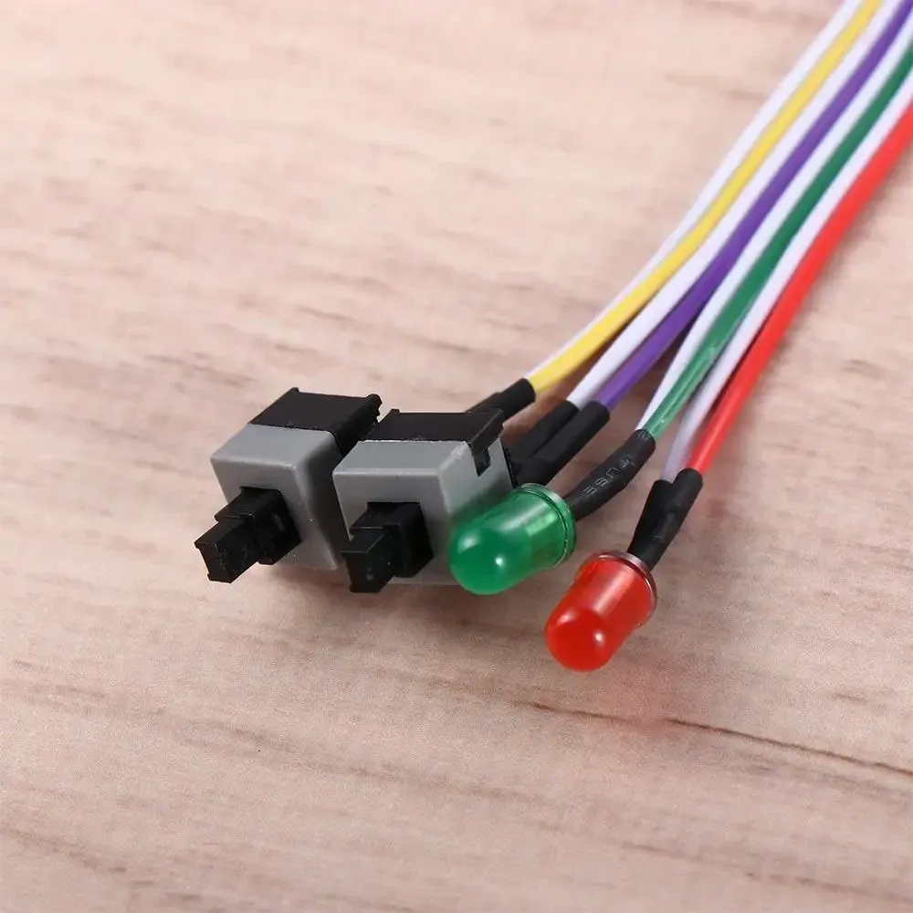 Кнопка питания и перезагрузки ПК с индикаторами 65 см Киев - изображение 8