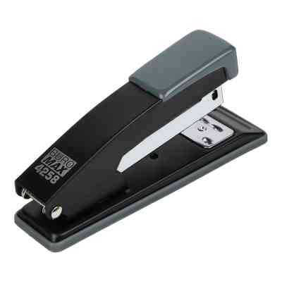 Степлер Buromax металлический, JOBMAX, 20 листов, (скобы №24;26), 112 х 44 х 34 мм, черный (BM.4258-01) Винница