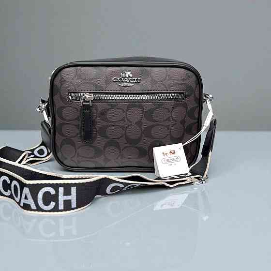 Чоловіча стильна сумка Coach через плече (9357) Київ