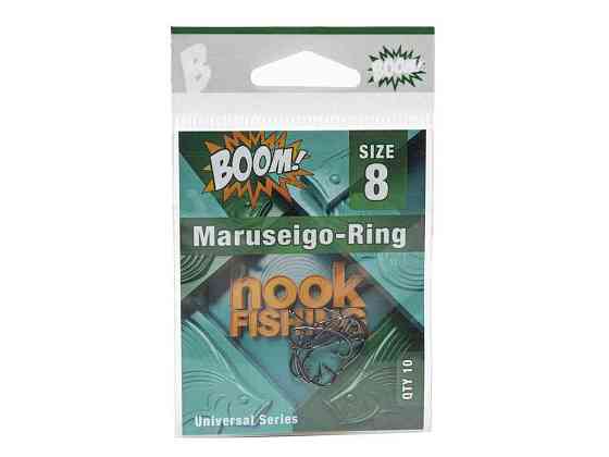 Крючок для мирной рыбы Maruseigo-Ring No8 (10 шт/уп) (BN) ТМ BOOM Киев