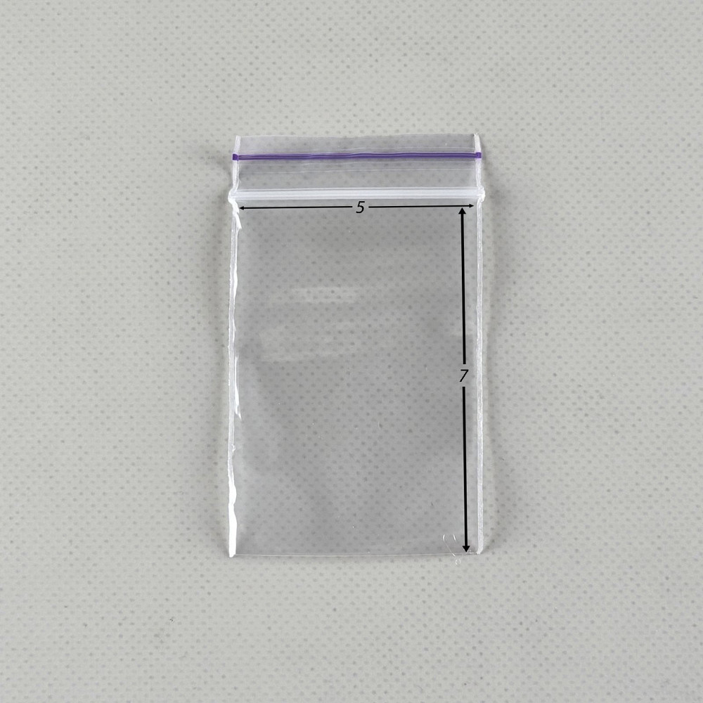 Герметичные пакеты zip lock для мелких деталей и хранения 5x7 (100шт) (1 пачка) Харьков - изображение 3