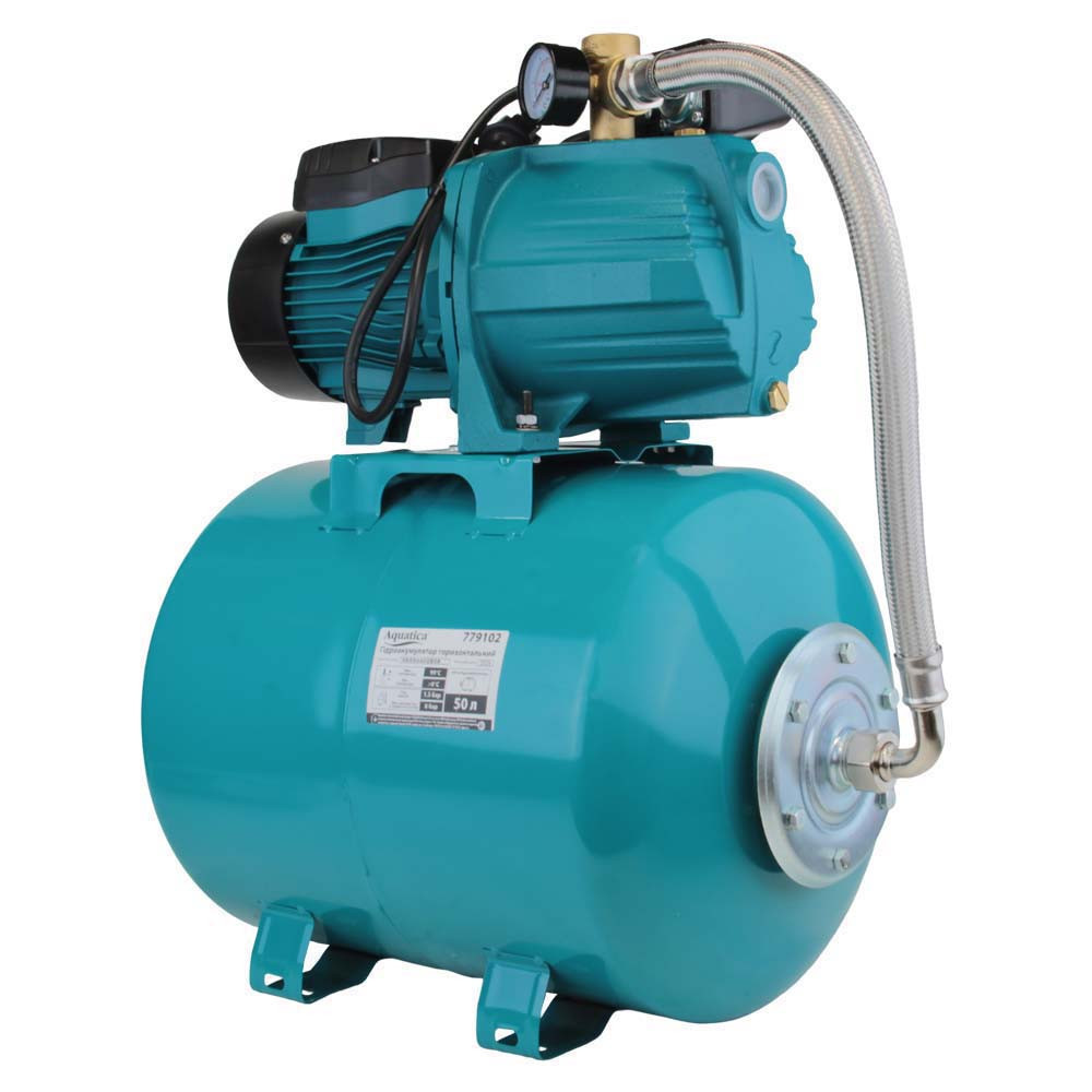 Станція 0.9кВт Hmax 48м Qmax 85л/хв (самовсмоктувальний насос) 50л Україна LEO (775386/50) Рівне - фото 1