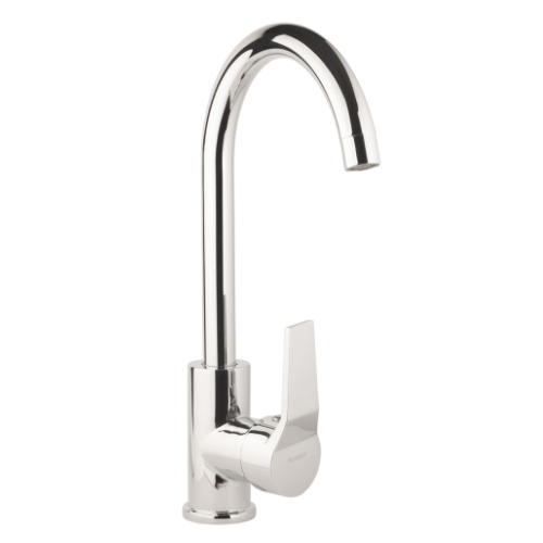 Змішувач S45 d40мм для кухні гусак вухо високий на гайці Aquatica Житомир - фото 3