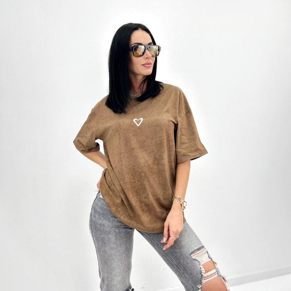 Базовая футболка с принтом 