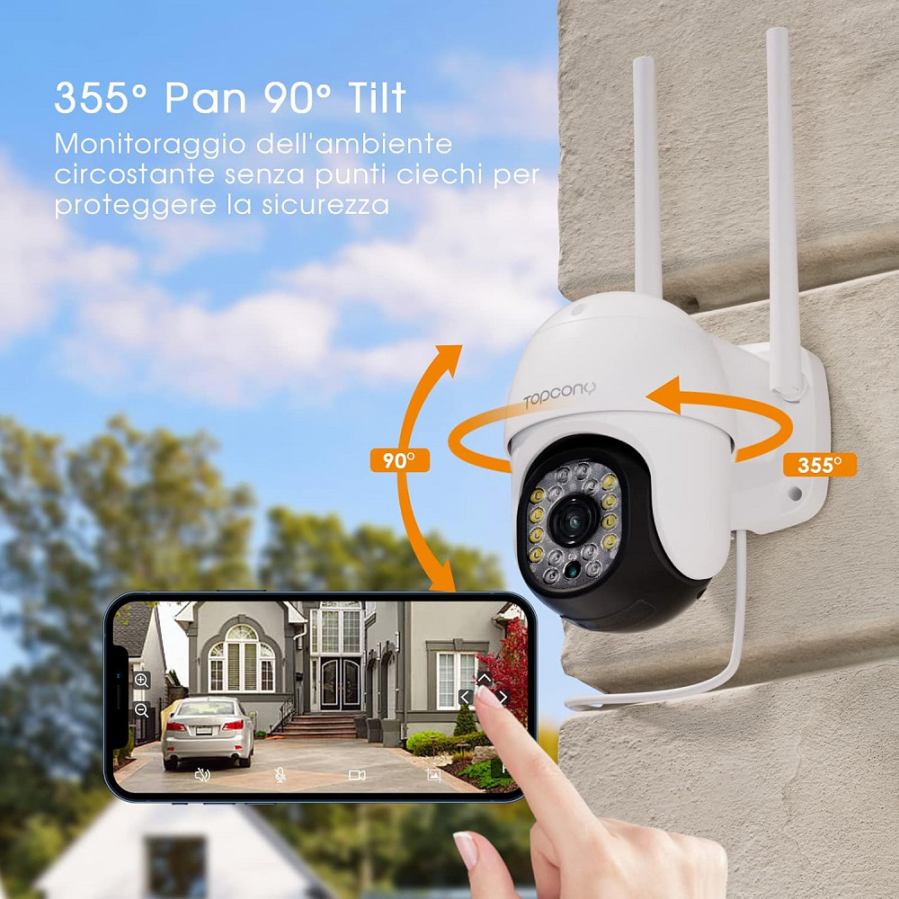 Камера зовнішнього спостереження Topcony TY10 Луцьк - фото 3