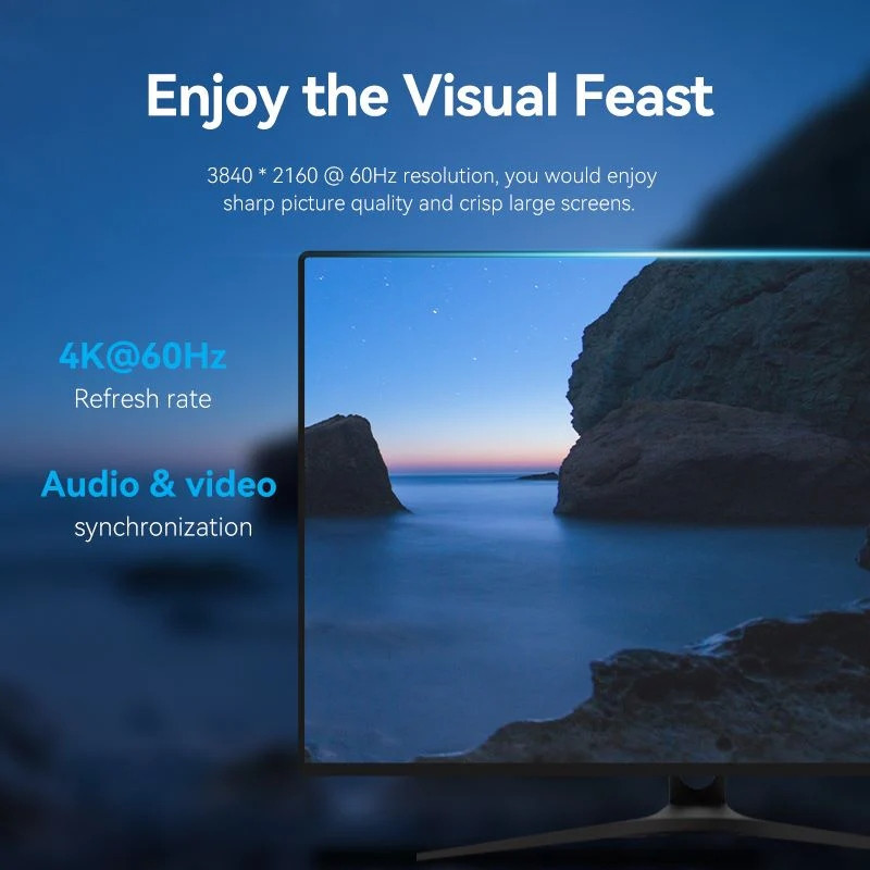 Кабель DisplayPort M - M 3.0м, V1.2, 4K 60 Гц 3D Dolby 7.1 Vention Винница - изображение 8