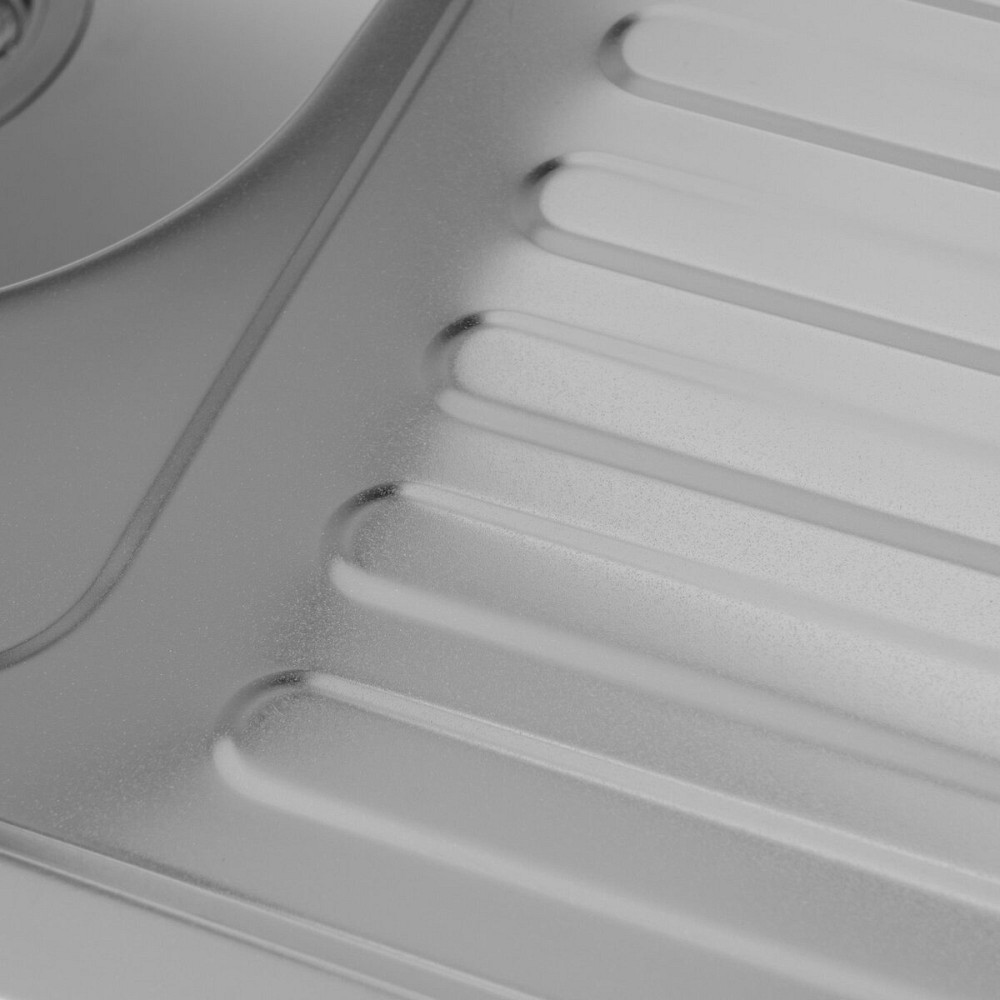 VALESO Кухонна мийка з нержавіючої сталі Valeso САТИН 8060 L (0,7/160 мм) Киев - изображение 4