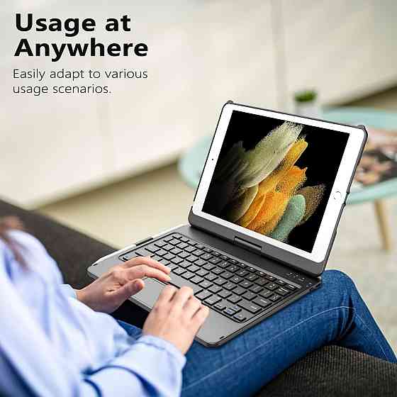 Уцінка! Захисний чохол з Bluetooth клавіатурою та тачпадом для iPad 10.2 9/8/7 (2019/20/21)/pro10.5(2017)/Air 3 10.5 Дніпро