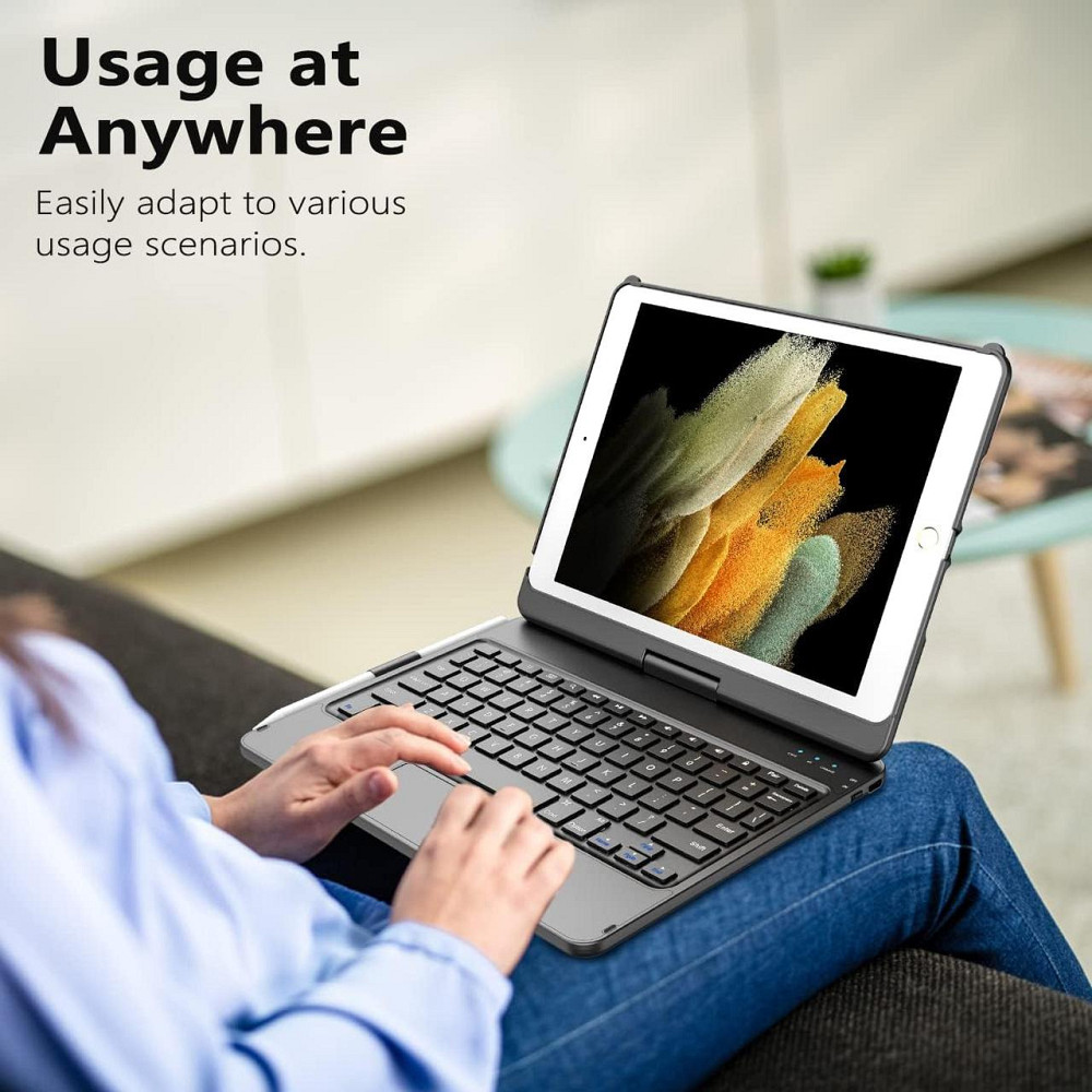 Уцінка! Захисний чохол з Bluetooth клавіатурою та тачпадом для iPad 10.2 9/8/7 (2019/20/21)/pro10.5(2017)/Air 3 10.5 Дніпро - фото 6