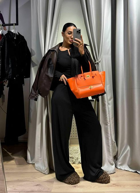 Женский стильный повседневный костюм двойка турецкая вискозная двунитка Одесса - изображение 4