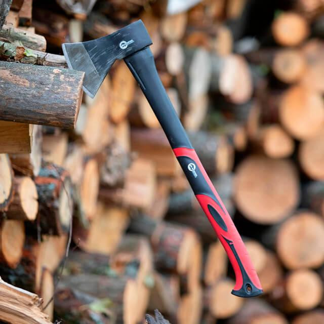 Сокира, 1000 г, ручка з фібергласу INTERTOOL HT-0263 Киев - изображение 10