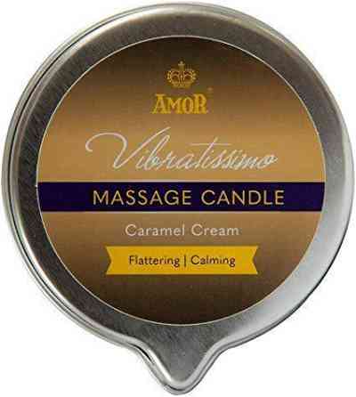 Массажная свеча - Vibratissimo Caramel Cream, 50 мл Sex Aura Киев