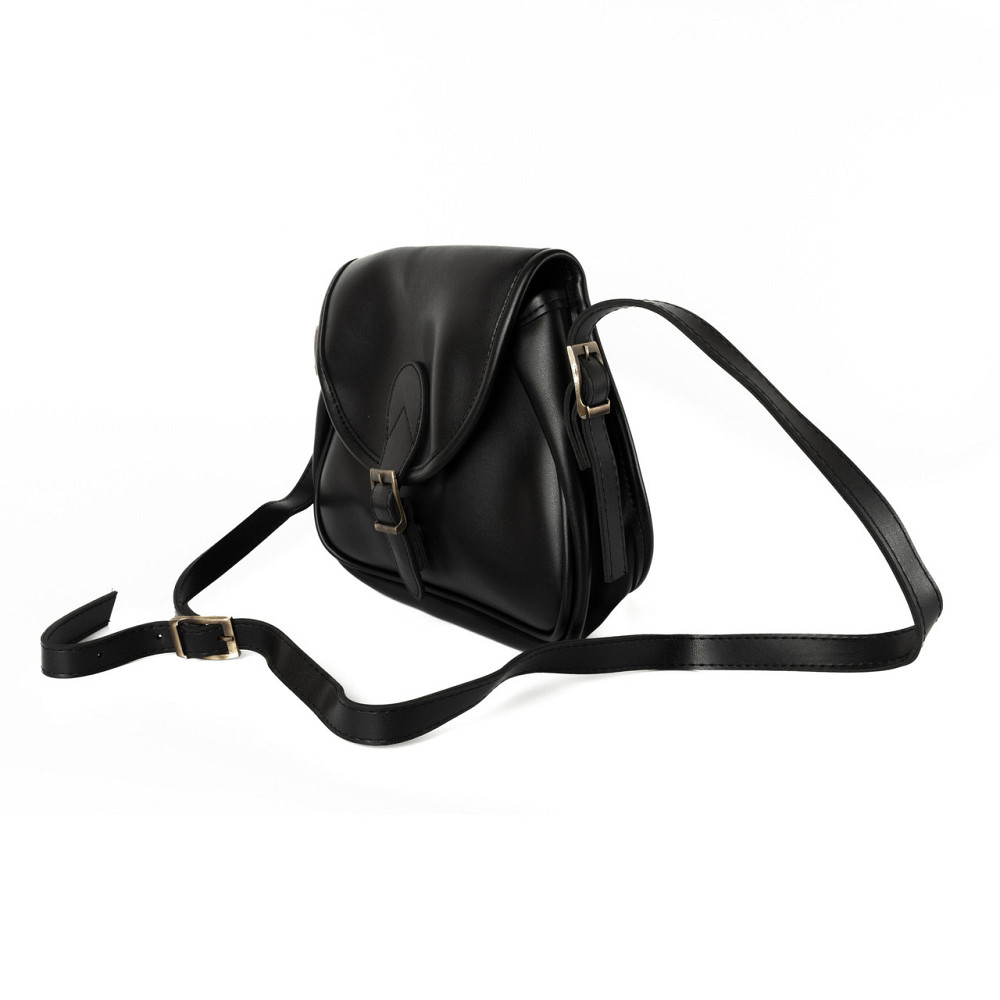 Сумка женская через плечо из качественной искусственной кожи, стильная сумочка, Черный Каменец-Подольский - изображение 2