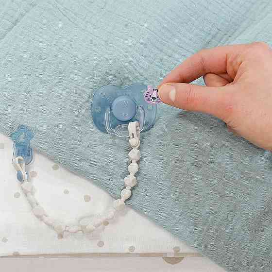 Пустушка для ляльки Baby Born на кліпсі (блакитна) Дніпро