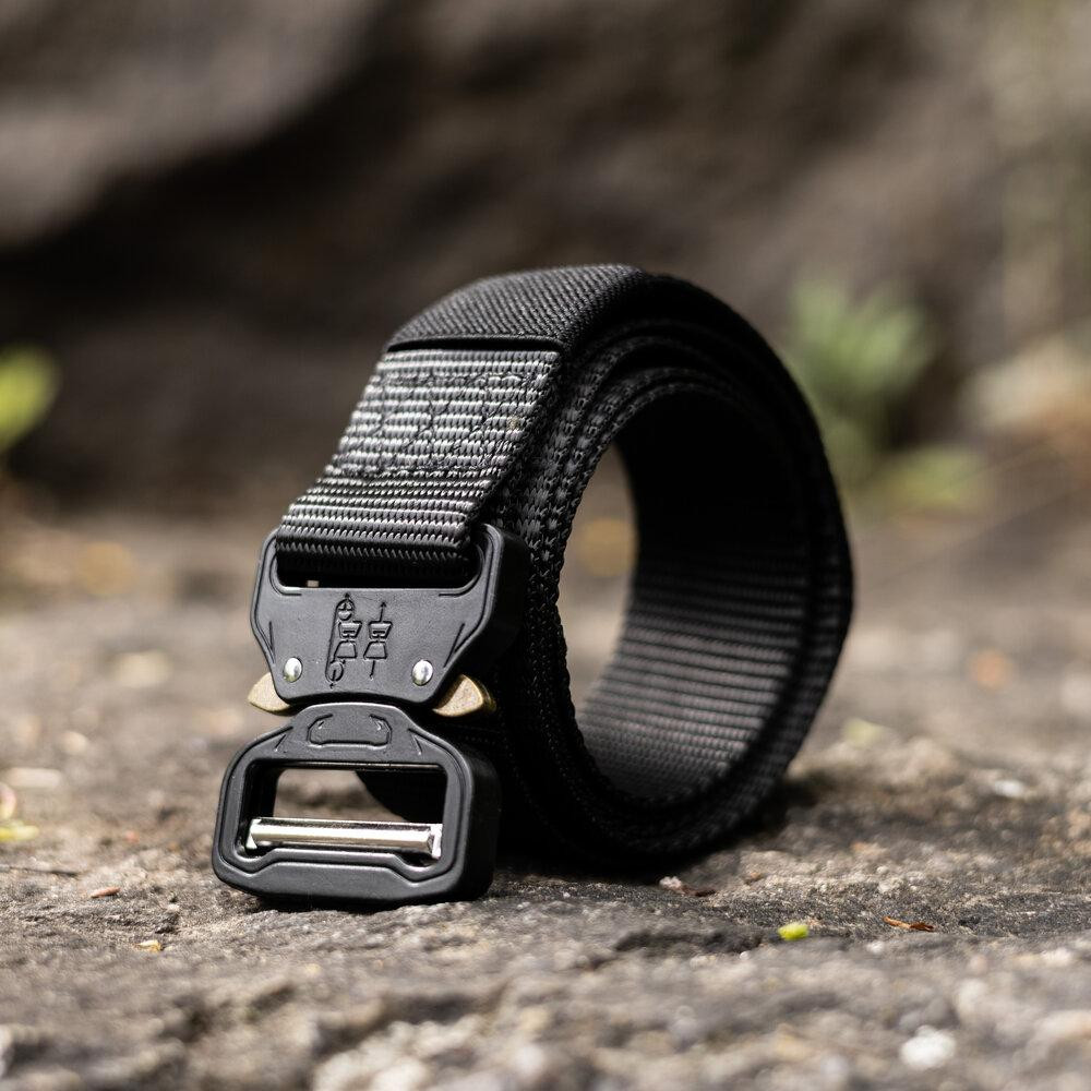 Ремінь Тактичний метал В2 Чорний Київ - фото 1