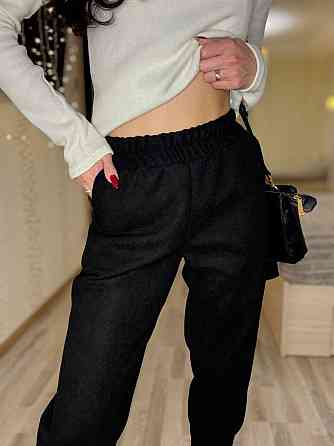 Женские утепленные брюки мом из вельвета на плотном флисе Одесса