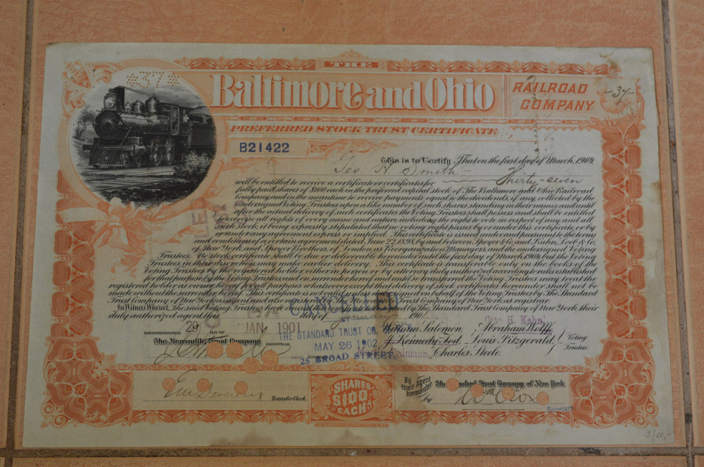 Акция. США. 1902 год №21422 (Б-4) Полтава - изображение 1