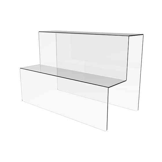 Горка EKOSTAR под товар на 2 ступеньки из акрила 300х200х150 Киев