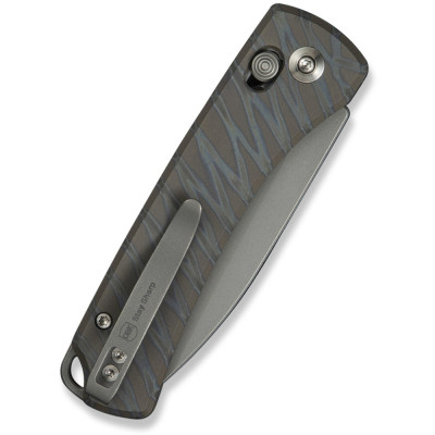 Нож Weknife Nightblade, Rainbow Titanium, Darkwash (WE22046-3) Винница - изображение 7