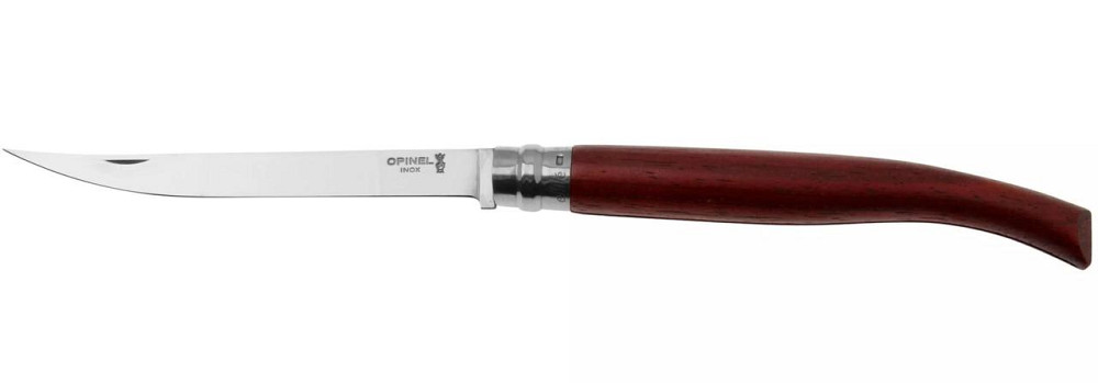 Кухонний ніж філейний Opinel No.15 «Slim Padauk» (002557) Нержавіюча сталь Нововолинськ - фото 2