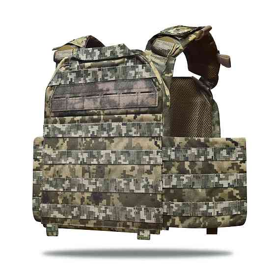 Плитоноска тактична без плит MPS М8 Pro Cordura 1000 Піксель mm14 Вінниця