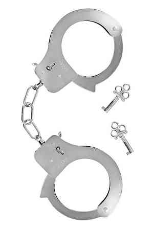Наручники Fetish Tentation Adjustable metal wrist cuffs Sex Aura Київ