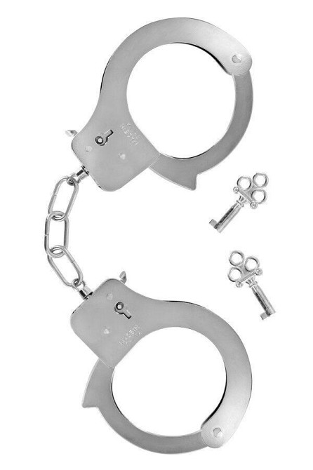 Наручники Fetish Tentation Adjustable metal wrist cuffs Sex Aura Київ - фото 1