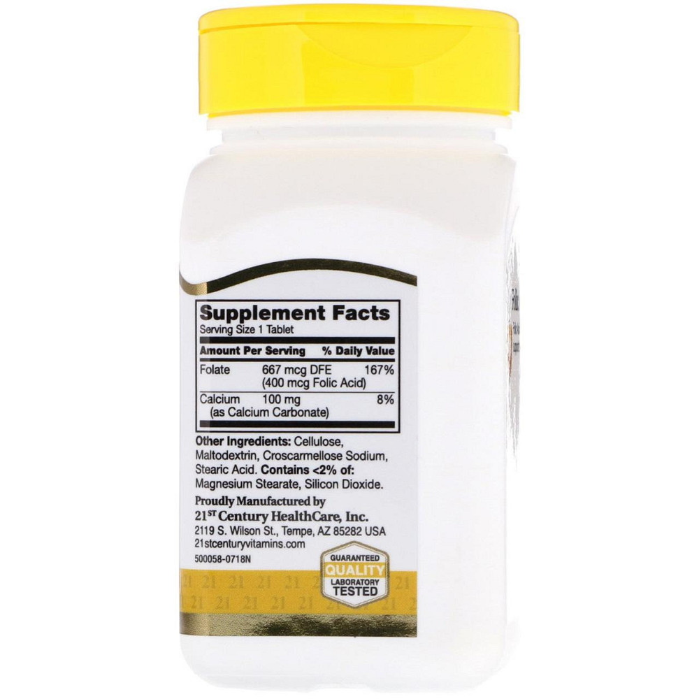 Фолиевая кислота (Folic Acid) 400 мкг 250 таблеток Київ - фото 4