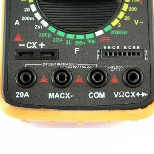 Мультиметр DT 9207A   с щупами для измерения силы тока, напряжения,температур,сопротивления, емкости Одесса - изображение 4