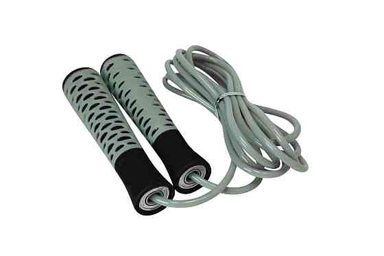 Скакалка PowerPlay 4206 Jump Rope PRO+ Сіро-чорна (2,75m.) Кам'янське