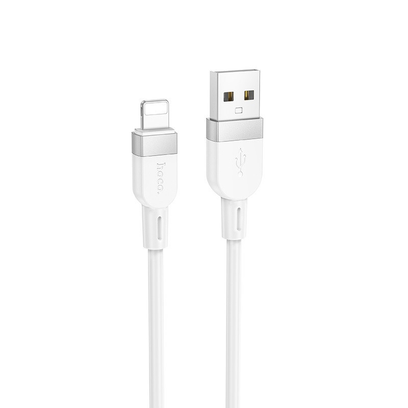 Кабель HOCO X109 Energy silicone charging data cable iP (L=1M) White Київ - фото 1