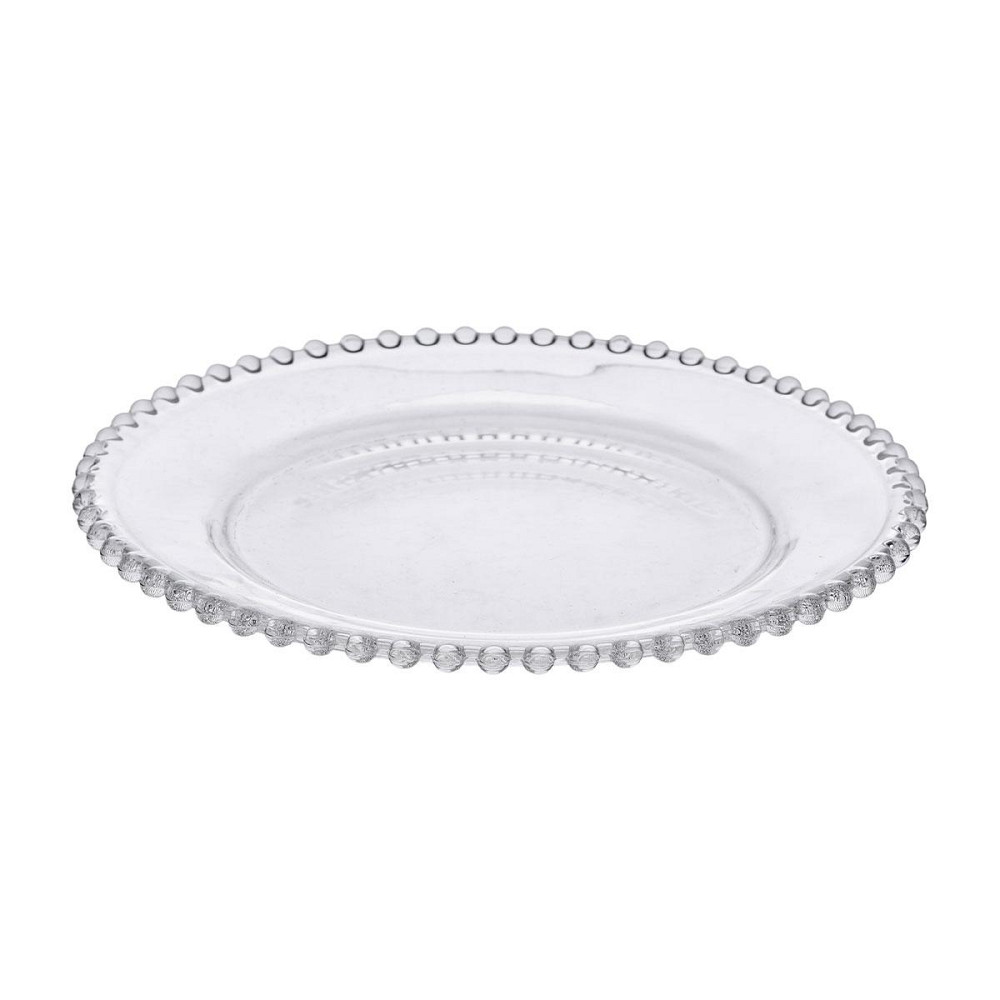 Десертная стеклянная тарелка 