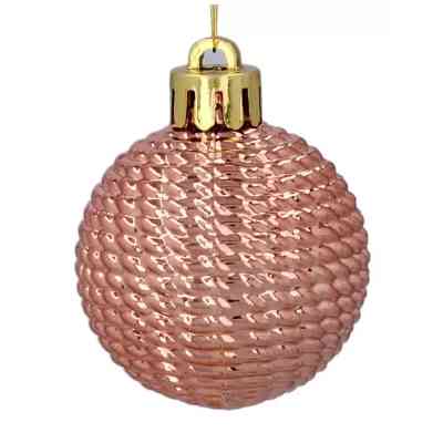 Елочная игрушка Chomik пластикові кульки компл. 31шт, 3см, рожево-пудрові (5900779877160_2) Винница