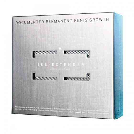 Экстендер для увеличения члена Jes-Extender Titanium, ремешковый, алюминиевый кейс Sex Aura Киев