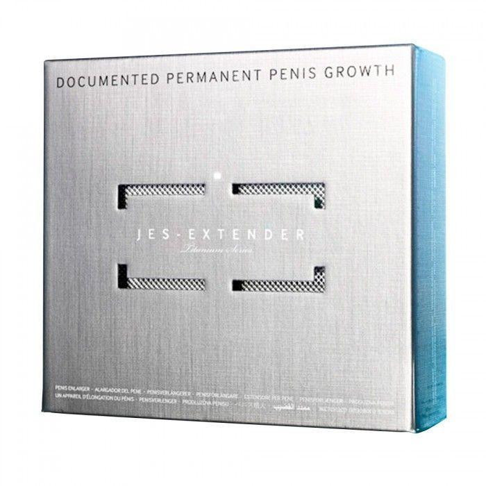 Экстендер для увеличения члена Jes-Extender Titanium, ремешковый, алюминиевый кейс Sex Aura Киев - изображение 3