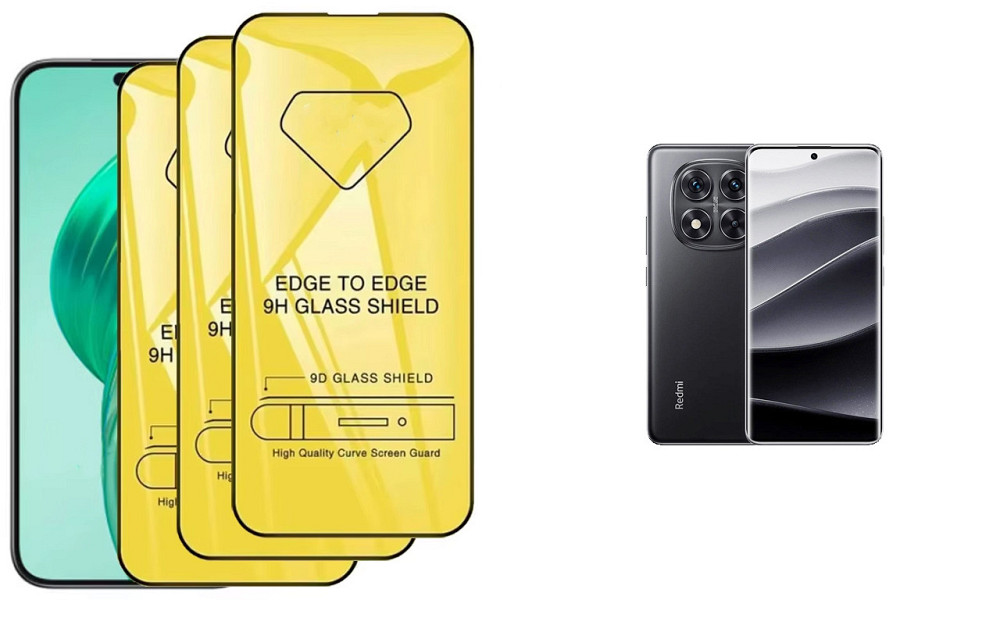 Захисне скло DefenzoGlass для Xiaomi Redmi Note 14 Pro, 14 Pro 5G – подвійна міцність Київ - фото 3