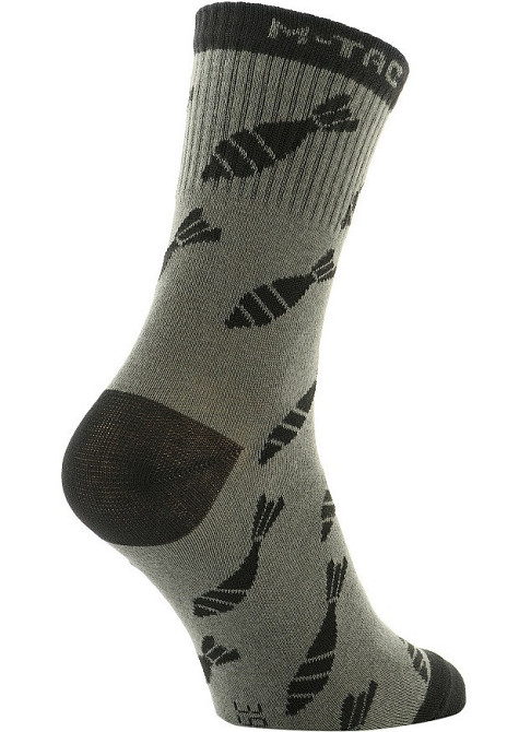 Повседневные Носки высокие легкие из хлопка M-Tac 