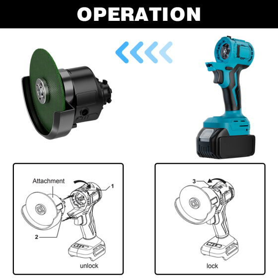 Насадка Болгарка для многофункционального набора инструментов BESTOOL (963851780) Киев