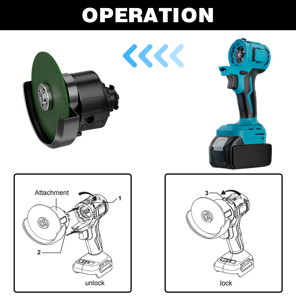 Насадка Болгарка для многофункционального набора инструментов BESTOOL (963851780) Киев - изображение 2