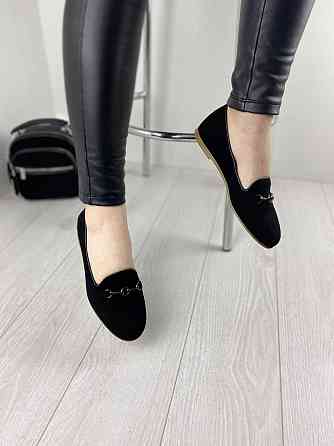 LEADER STYLE Туфлі жіночі LEADER STYLE 2967 чорні (весна-осінь, замша натуральна) (3382) Коломия